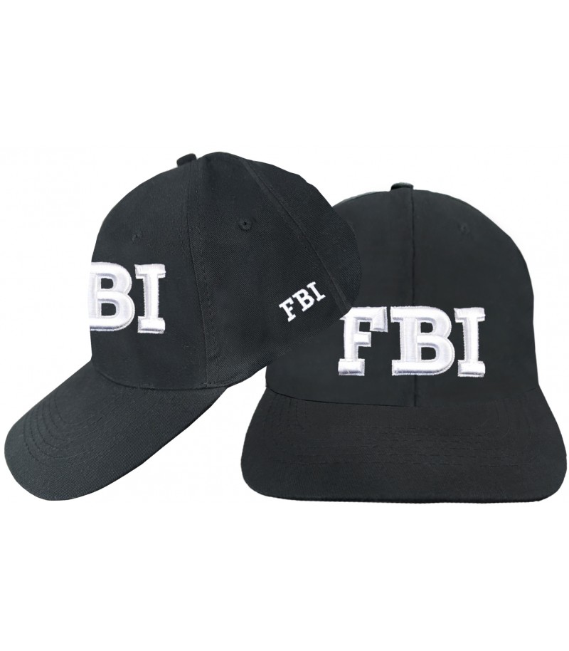 Шапка - FBI - черна