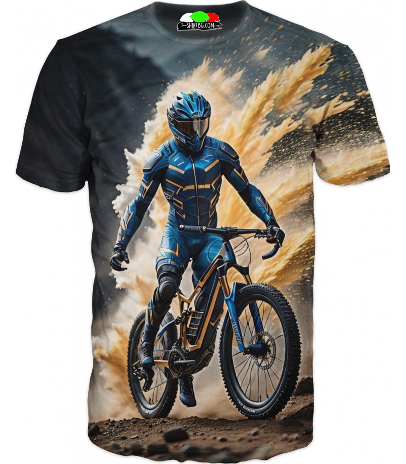 Колоездач - в пустинята