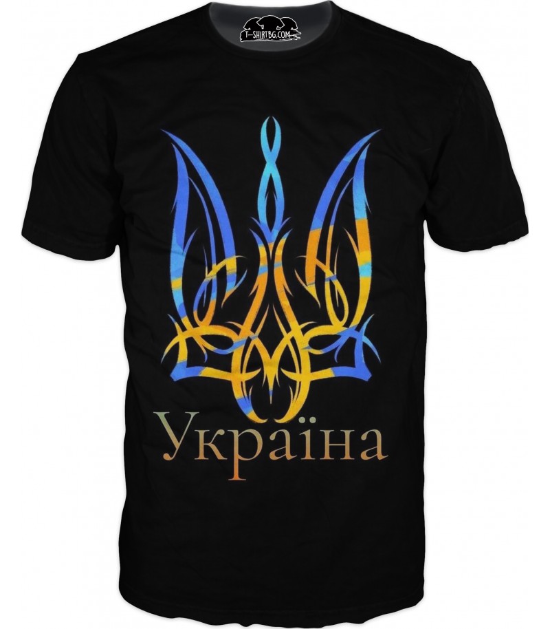 Украйна - знаме и герб