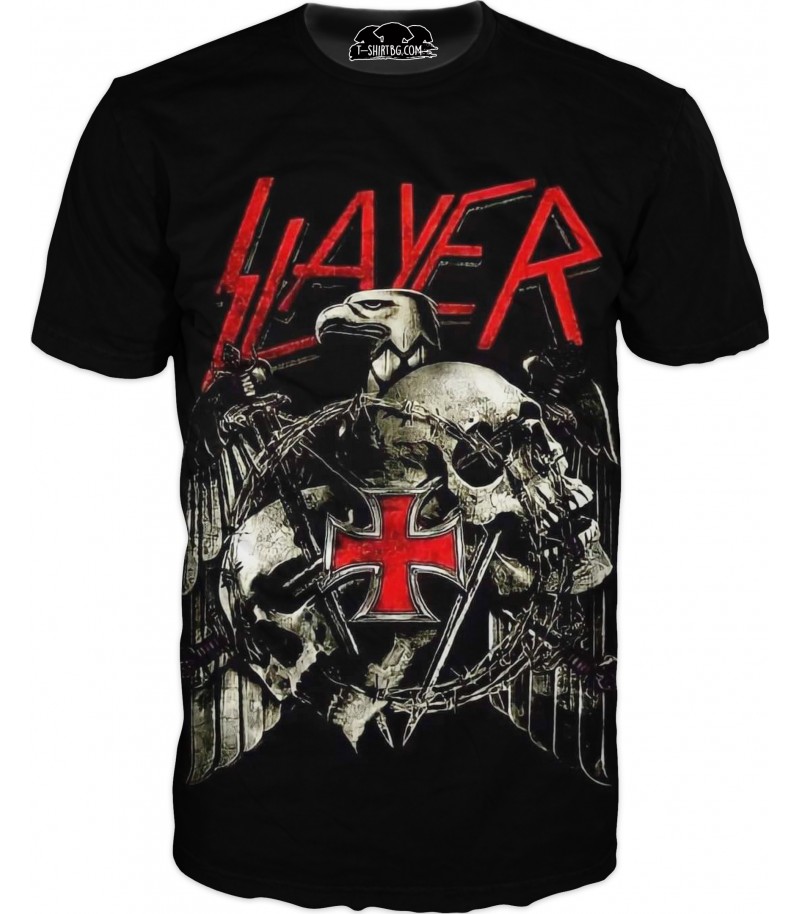 Slayer - метъл тениска с лого