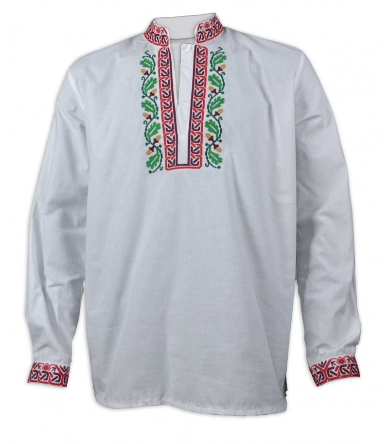Мъжка риза бродерия - модел #1009
