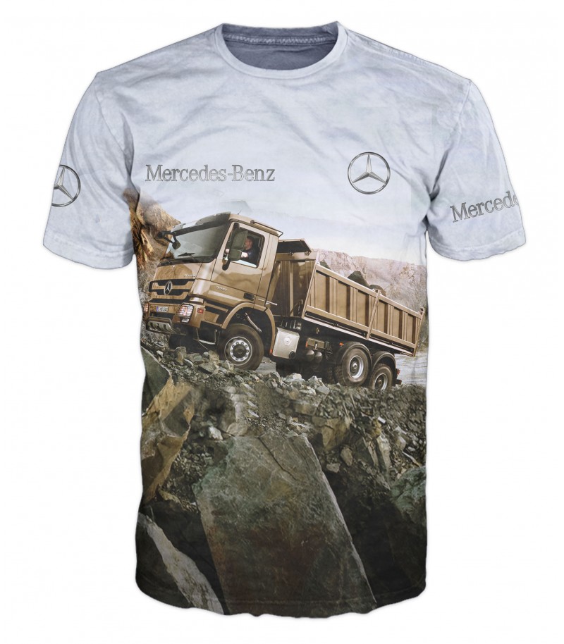 Тениска със самосвал- MERCEDES1