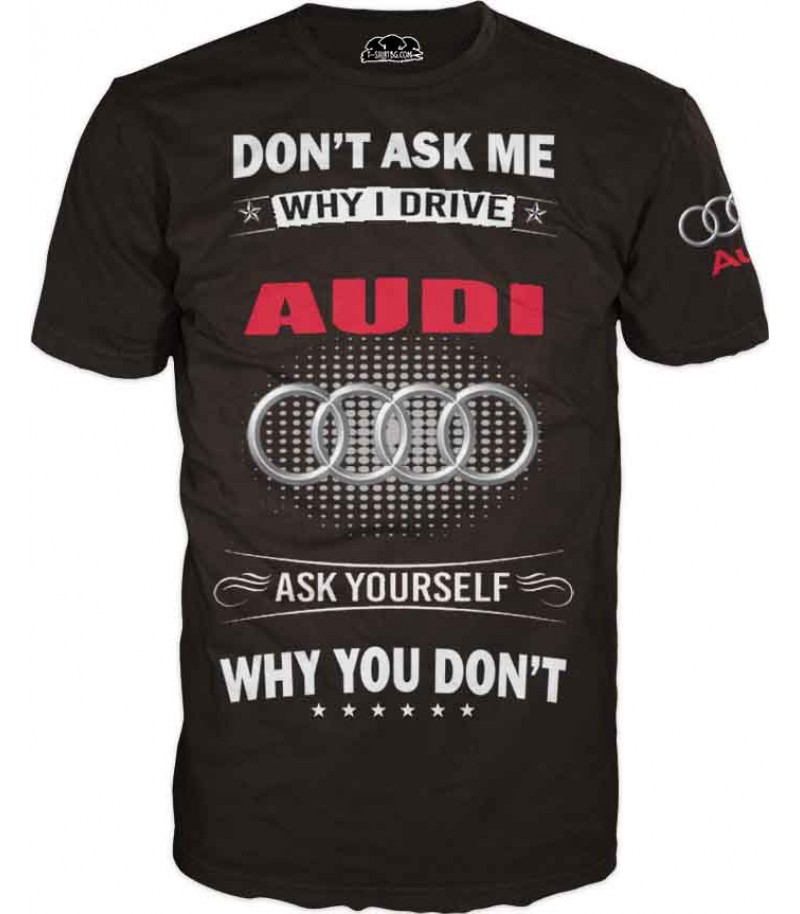 Тениска на Audi с емблема