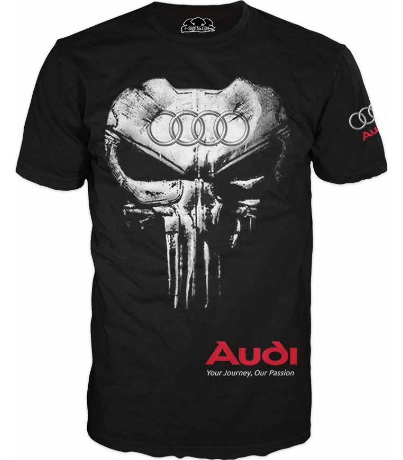 Тениска на Audi с череп 2