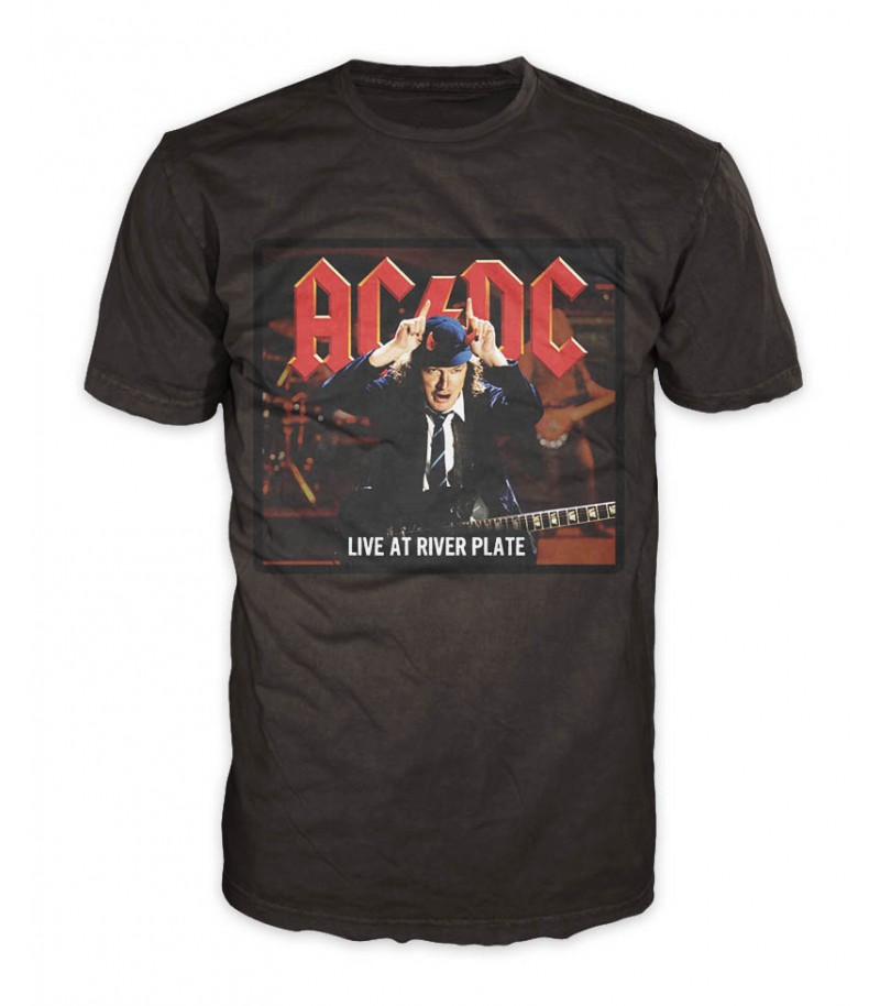 Mъжка тениска с AC DC -Live at River Plate